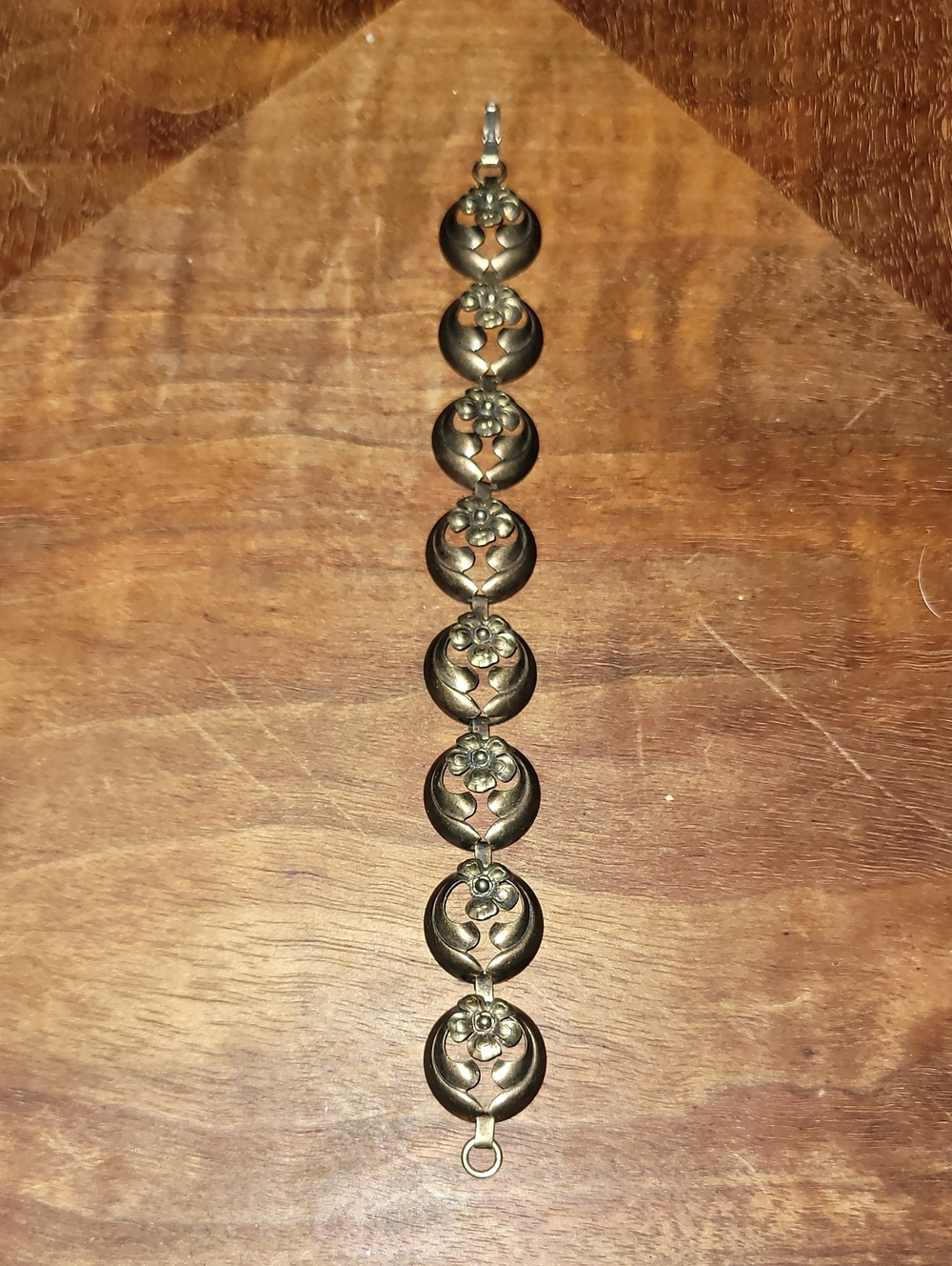 Antique. 1930s. Providence Stock Company. Bracelet. 7.5. 12k Gold Over Silver.